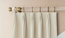 Load image into Gallery viewer, Euro Pleat | Textured Silk | Lined Drapery Panels
