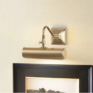 Leo Picture Light in Polished Brass, Small