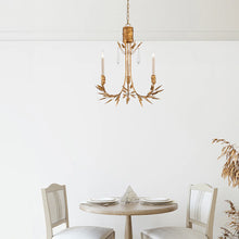 Load image into Gallery viewer, Palm d&#39;or 3 Light Chandelier
