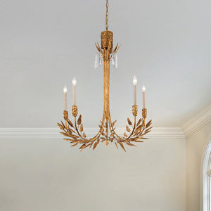 Palm d'or 5 Light Chandelier