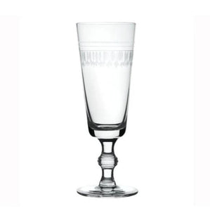 Each set contains four meticulously crafted champagne flutes made from elegant lead-free crystal, hand-blown and hand-cut to perfection. These glasses are not only visually stunning, but also dishwasher safe for convenient cleaning.