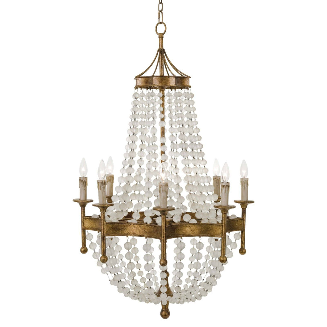 Freya Crystal Bead Chandelier