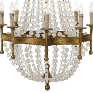 Freya Crystal Bead Chandelier