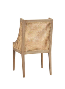 Natural Cane Back Occasional Chair