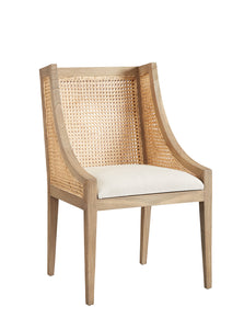 Natural Cane Back Occasional Chair