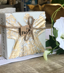 With these petite canvases depicting angels , you'll be spreading love, inspiration, and a sense of peace with every brushstroke. These hand-painted, original art gifts are perfect for anyone in your life who could use a little positive energy (including yourself).