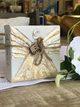 Load image into Gallery viewer, With these petite canvases depicting angels , you&#39;ll be spreading love, inspiration, and a sense of peace with every brushstroke. These hand-painted, original art gifts are perfect for anyone in your life who could use a little positive energy (including yourself).
