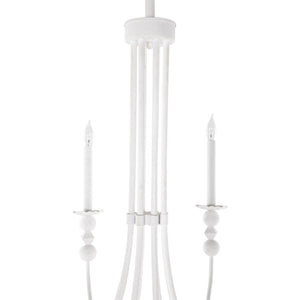 Quinci Chandelier White