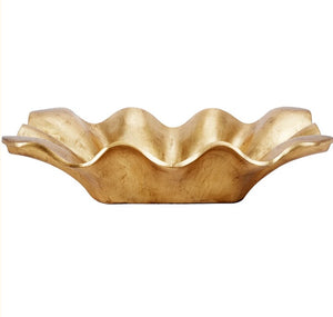 Gold Leaf Wave Bowl