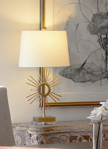 Sunburst Table Lamp