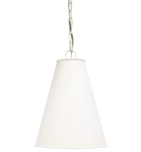 Designed to perfectly complement any modern space, the Collier Pendant features a sleek metal cylinder shade with a sophisticated textural classic gesso finish. Upgrade your lighting game with this stunning pendant.