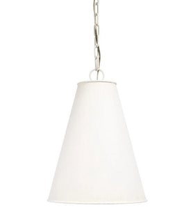 Designed to perfectly complement any modern space, the Collier Pendant features a sleek metal cylinder shade with a sophisticated textural classic gesso finish. Upgrade your lighting game with this stunning pendant.