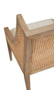 Natural Cane Back Occasional Chair