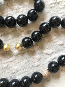 Black Onyx Decorative Rosary