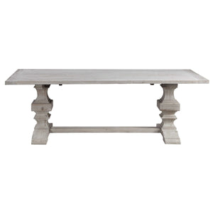 Whitewashed Extension Table 96"