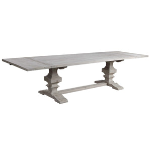 Whitewashed Extension Table 96"