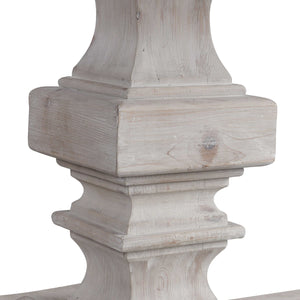 Whitewashed Extension Table 96"
